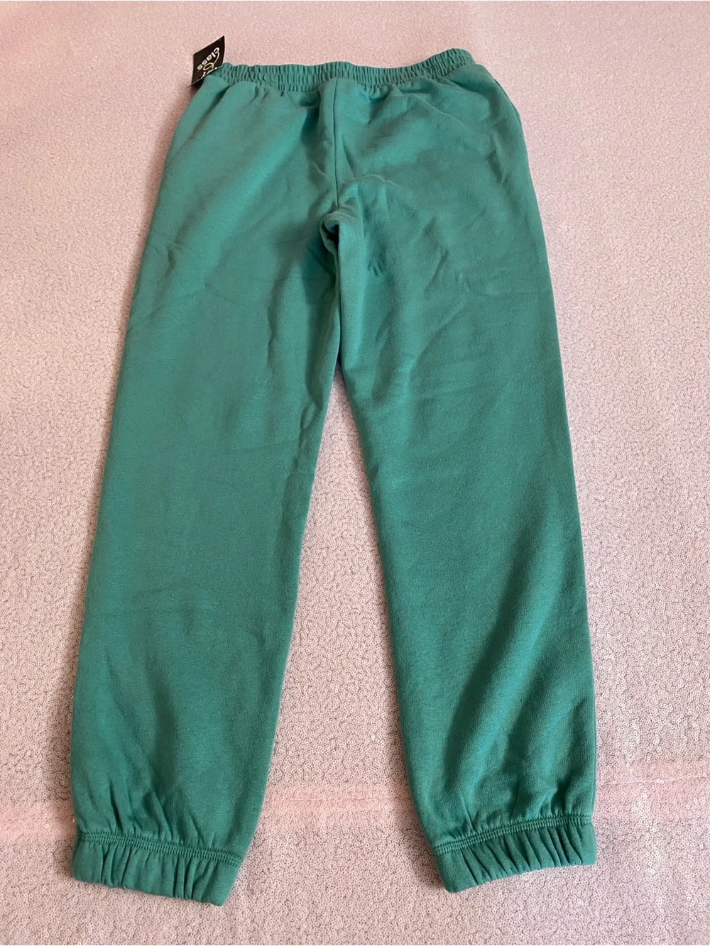 Kids green sweatpants size XL #1543